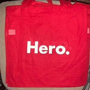 3x NWT Red Hero Tote